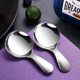 304 stainless steel short handle spoon short handle soup spoon short high-end mini round spoon tea leaf spoon seasoning spoon portable spoon