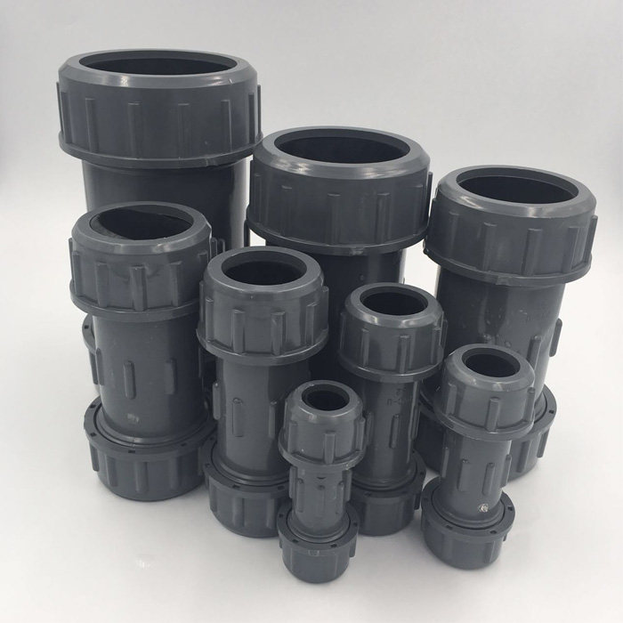 Tube PVC Pression Gris - Diamètres 20 à 110mm - Longueur 400mm - Pour Piscine, Aquarium, Plomberie