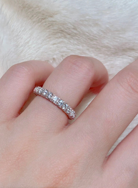 S925纯银镀18K玫瑰金戒指/指环