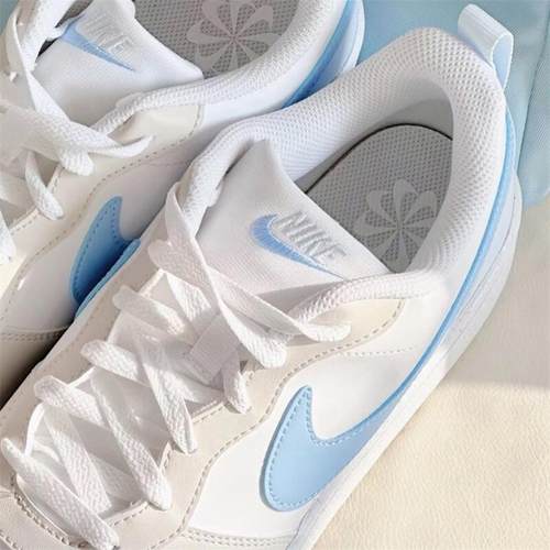 Nike Court Borough Low 白蓝女款闲百搭耐磨低帮板鞋IB4701-141 - 图2