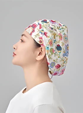 巧护士蓬蓬帽女长发医护工作帽