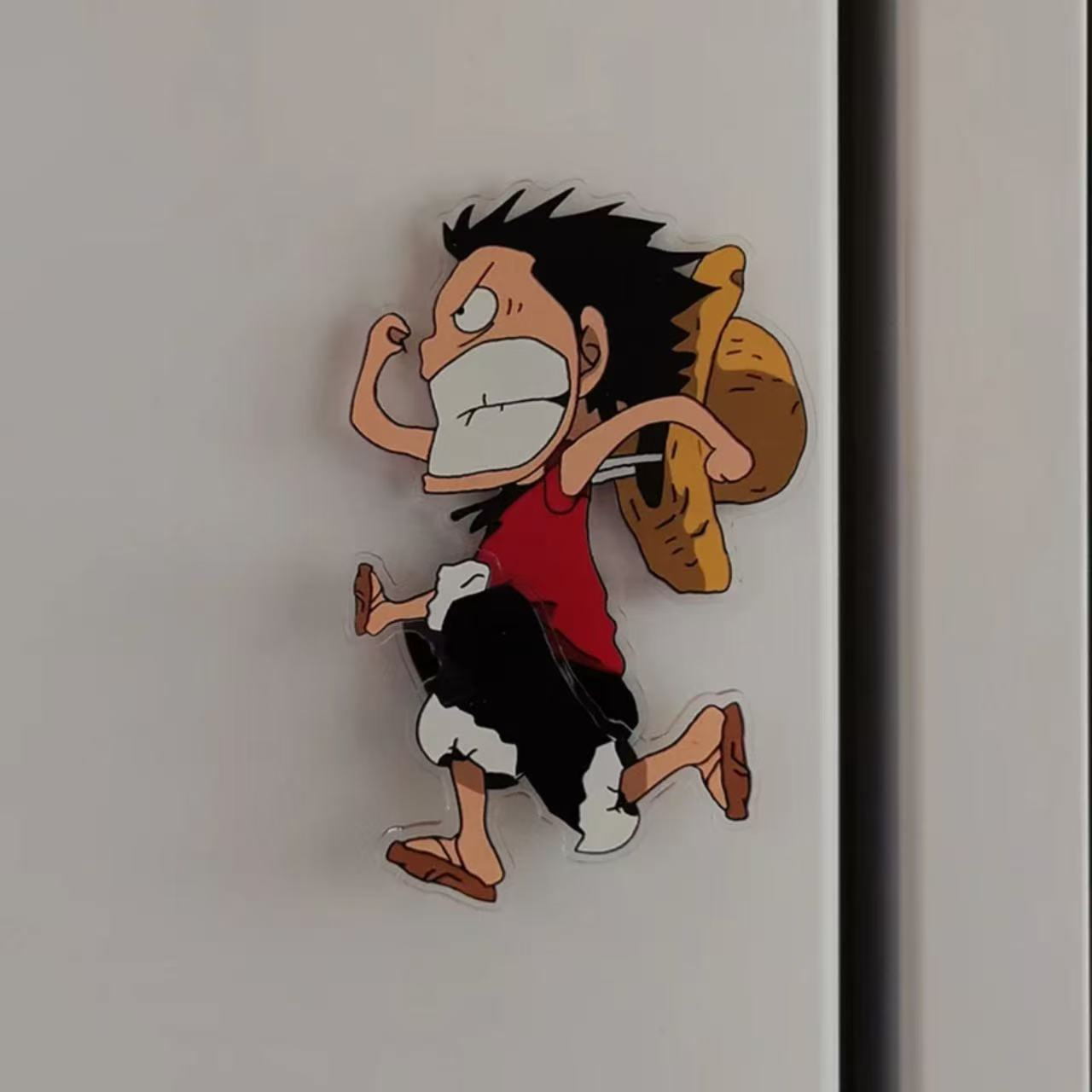 小红书同款Q版海贼王旋转冰箱贴路飞海盗船航海梦周边收藏礼物 - 图0