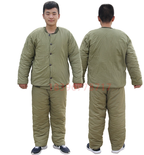 Удерживающие тепло мужские искусственные рабочие хлопковые штаны, увеличенная толщина