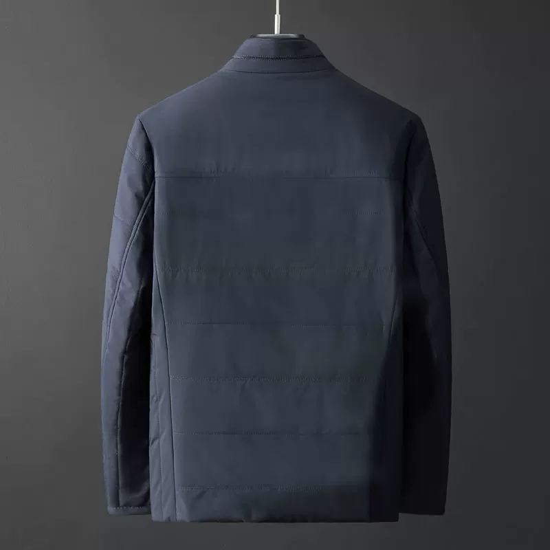 Men's winter light and thin quality comfortable keep warm down jacket, feather stuffing