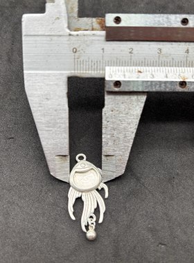 贵州苗银吊坠diy挂件配件空托底托模具吊坠