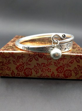 贵州苗银王祖贤手镯聂小倩同款