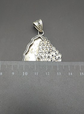 diy贵州民族风底托绣片圆形苗银