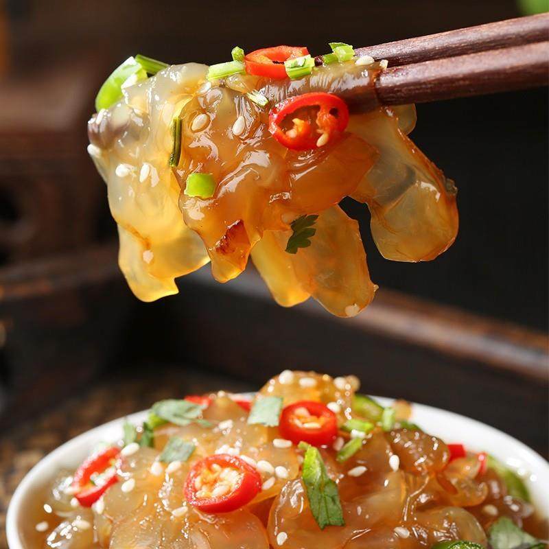 YH海蜇头开袋即食凉拌大连温州特产海蜇皮头干货特特产半成品美食,淘宝优惠券,粉丝福利购,淘宝优惠卷