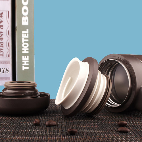 膳魔师不锈钢保温杯办公室保温壶男女带把手咖啡杯带盖TCMG/TCMF - 图1