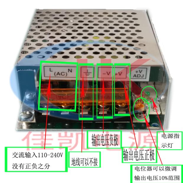 220v转12V24VACDC开关电源直流集中供电电机电源LED 2A5A10A20A3W - 图2