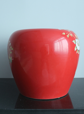 中式风小号陶瓷软装饰客厅换鞋凳