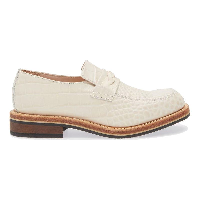 Our Legacy Nakano Loafer  鳄鱼纹 低帮男乐福鞋一脚蹬休闲皮鞋,淘宝优惠券,粉丝福利购,淘宝优惠卷