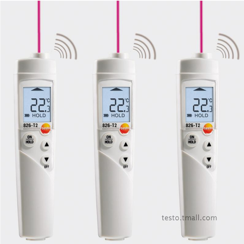 德图testo 826-T2/T4红外接触式测温仪非接触食品测温高精度测温 - 图3