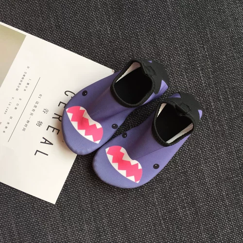 Детские туфли, акула для плавания для мальчиков, пляжная быстросохнущая пляжная обувь для взрослых для снорклинга, в корейском стиле, дайвинг, семейный стиль