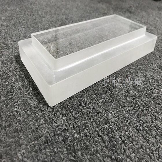 High temperature step sight glass, mine explosion-proof sight glass, lighting step glass processing and customization