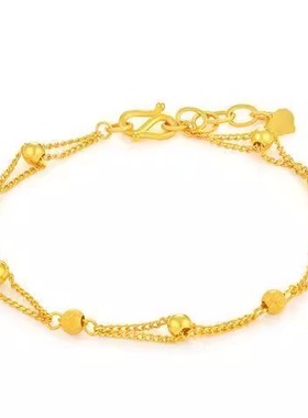 金色手链女款气质路路通