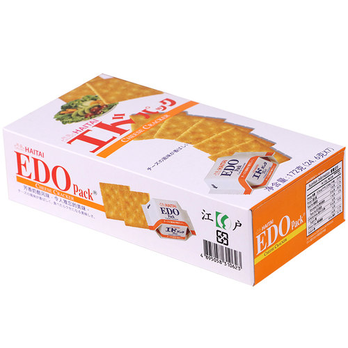 韩国EDOpack饼干*3盒原味酥脆芝士杏仁薯仔饼多口味休闲进口零食 - 图2