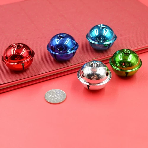 Матовый золотой серебряный колокольчик с аксессуарами, 30мм, DIY