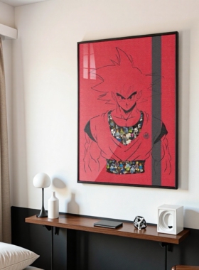 立体积木钢化玻璃实物画
