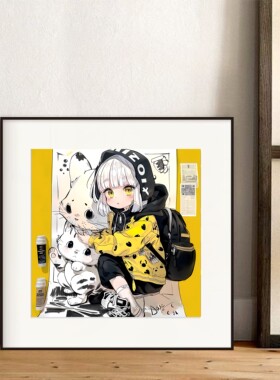 BE@RBRICK正版联名卡哇伊挂画