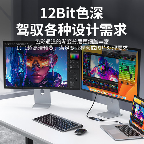 优联Typec转HDMI线母口4K高清视频转接头USBC接口to手机连接适用MacBook/mini苹果17雷电4显示器typec转换器 - 图0