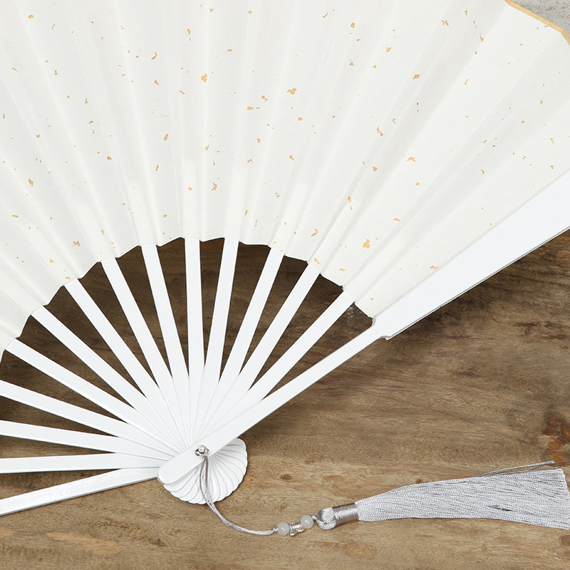 山河令温客行扇子十寸中国风古风玉骨破云绢布宣纸洒金折扇带流苏 和扇堂旗舰店 淘优券