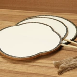 和扇堂 Вентилятор Fan Majogany Palace Fan Blank Round Fan Craft Group Fan Fan Китайский ветер складывает фанат бамбук.