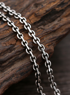 纯银吊坠百搭毛衣链