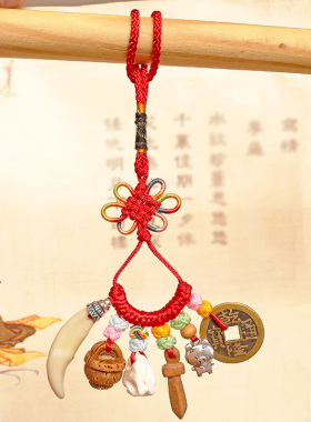 宝宝别针黑狗牙随身孕妇桃核