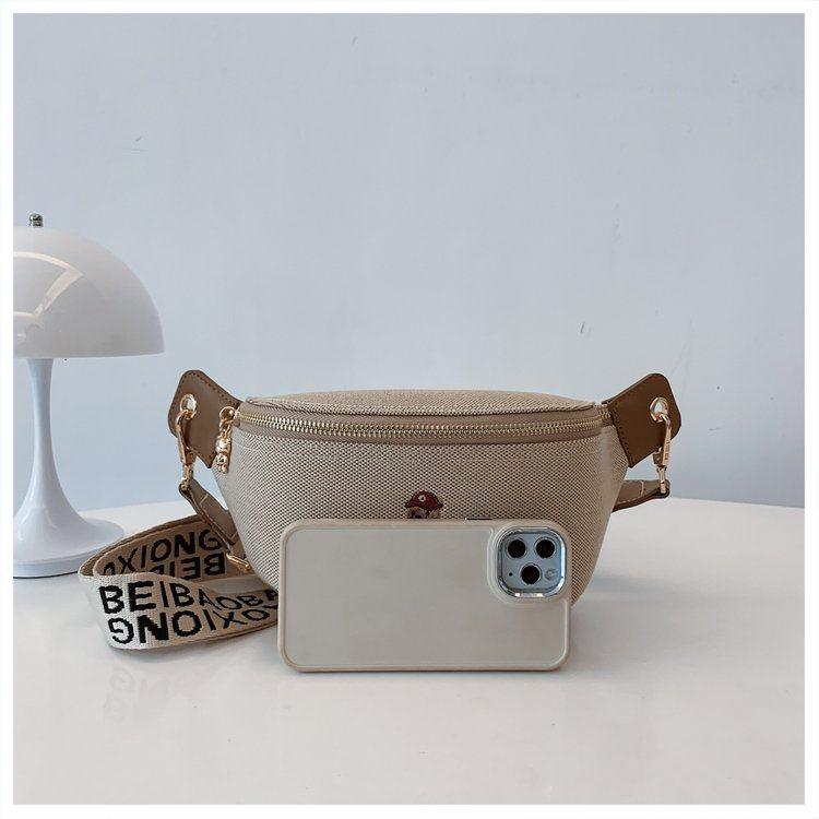 2025新款胸包女小众设计百搭洋气帆布背包宽肩带单肩斜跨包小包包,淘宝优惠券,粉丝福利购,淘宝优惠卷