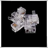 Телефонная линия Crystal Head 2 Core 6p2c4 Core 6p4c Pure Copper Gold -Heplated Head Head Rj11
