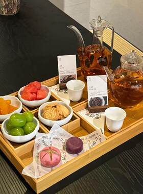 中式糕点摆台下午茶心歇餐