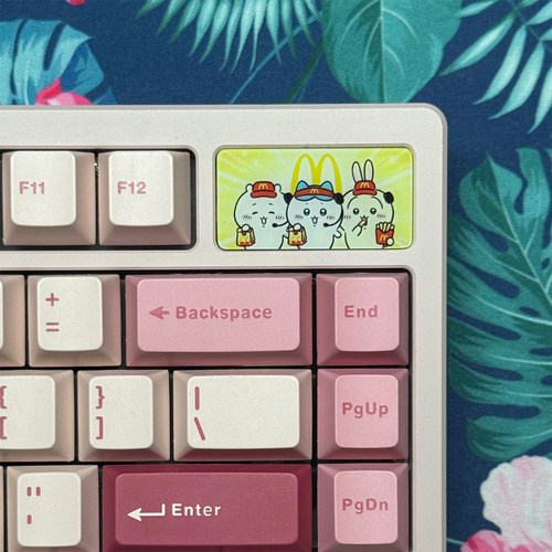 键盘2U铭牌通用 机械客制化定制DIY替换雨75 WAVE75磁轴个性卡通 - 图3