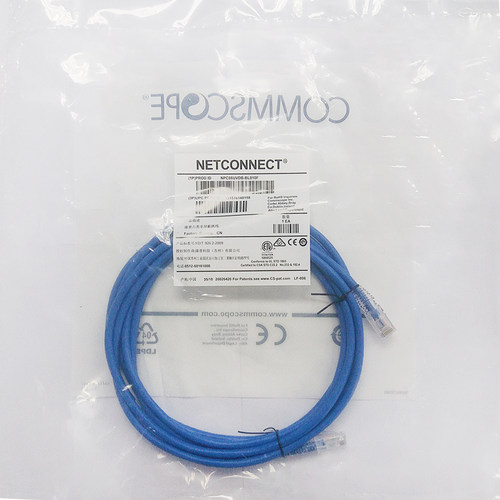 康普 原AMP安普网线六类非屏蔽跳线6类千兆成品跳线多尺寸可供选择NPC06UVDB-BL - 图2