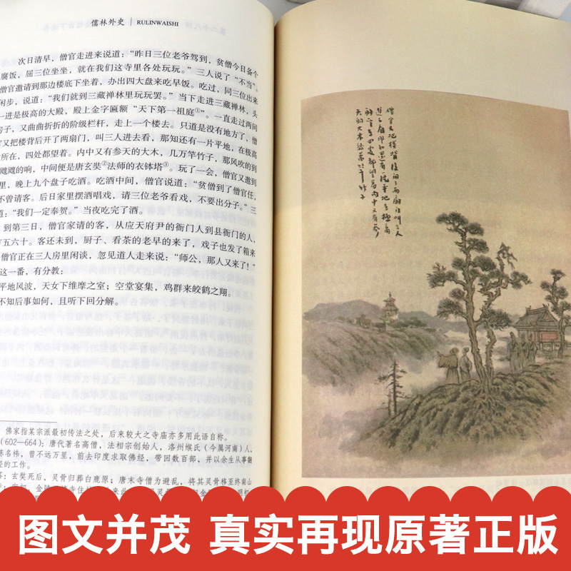 儒林外史九年级必读正版原著人民教育出版社 九年级下册必读名著人教版 初中生初三课外阅读书籍无删减文学读物白话文版无障碍阅读 - 图0