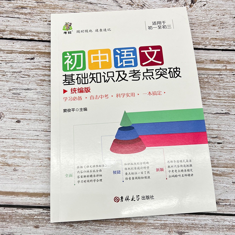 初中语文基础知识及考点突破 初一初二初三七八九年级基础知识点汇总中考复习资料考点知识点复习手册同步学习资料教材完全解读 - 图1