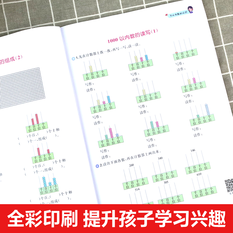 2024版万以内数的认识 克和千克 二年级下册数学应用题专项练习册人教部编版 小学2年级下学期思维训练强化练习题同步人教课时教辅 - 图0