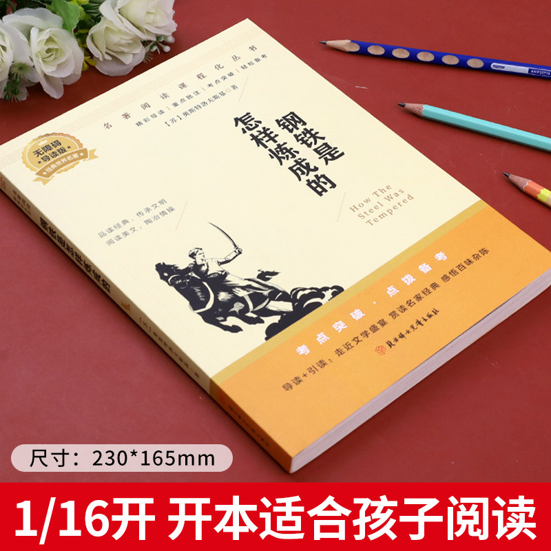 骆驼祥子七年级必读正版原著钢铁是怎样炼成的和海底两万里下册课外书老舍人教版完整练成初中初一下册人民文学教育读物出版社怎么
