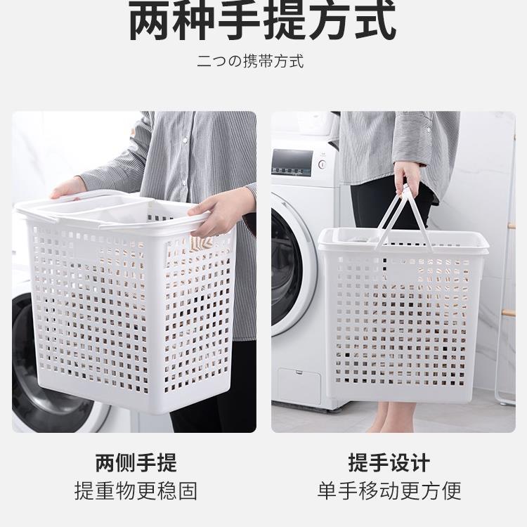 Large plastic bathroom laundry basket toy laundry basket - 图2