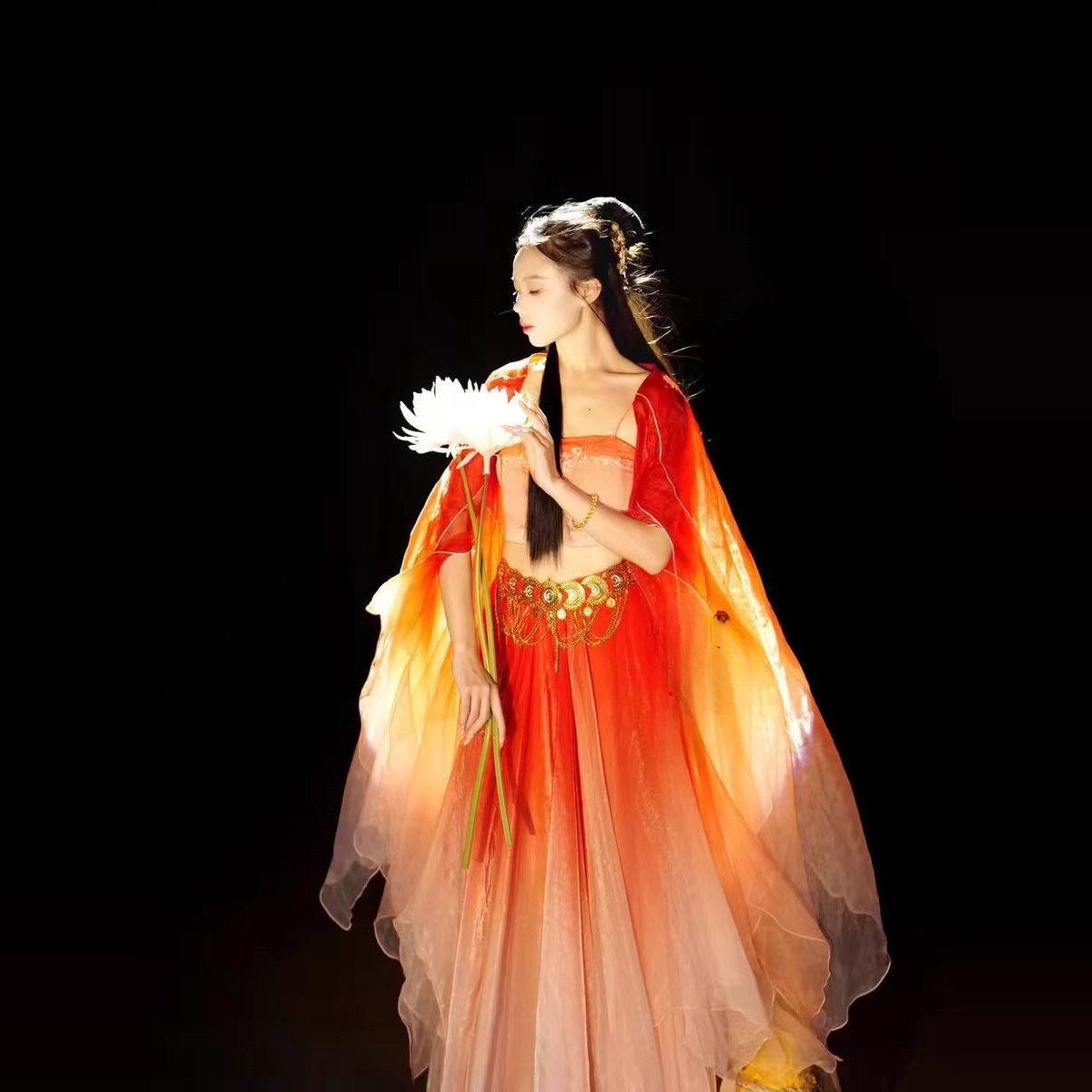 锦鲤朱辞镜羊羊同款仙气古风飘逸大袖衫精致刺绣元素摆裙古典舞服,淘宝优惠券,粉丝福利购,淘宝优惠卷