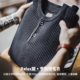 Madden Workwear American Retro Black Knitted Henley Shirt
