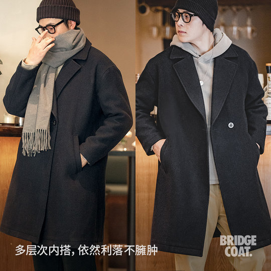 Maden Cthulhu heavy woolen coat cold-proof windbreaker