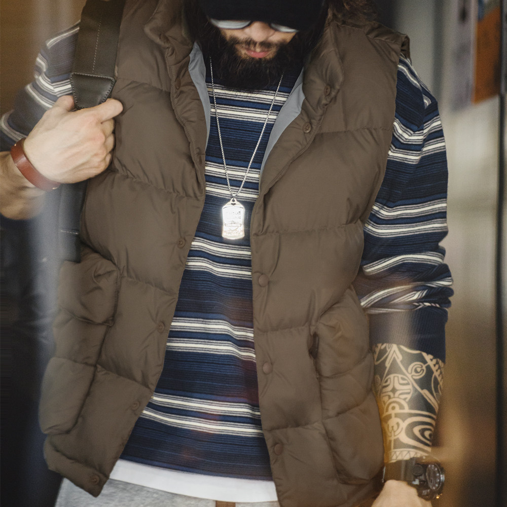 马登工装美式休闲轻薄羽绒马甲鸭绒保暖立领内搭外穿背心马夹男春,淘宝优惠券,粉丝福利购,淘宝优惠卷