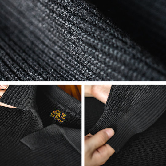 Jersey con cuello tipo polo y rayas de Madden Workwear