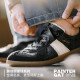 Madden Workwear National Trendy Retro Black Silk Sneakers