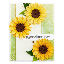 4831B sunflower cutting stencil DIY mold cutting die greeting card Scrapbook production tool