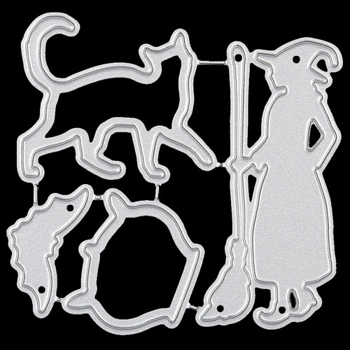 5675 万圣节 切割模板DIY模具cutting die贺卡Scrapbook 手账制作 - 图1