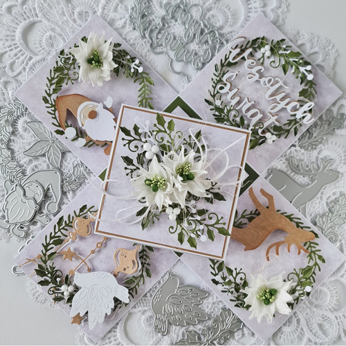 5798圣诞老人 切割模板DIY模具cutting die贺卡Scrapbook相册制作 - 图0