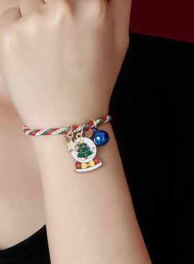 欧美跨境饰品圣诞节元素手链星星