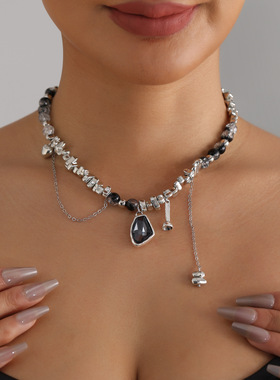 欧美跨境饰品暗黑少女系异型玻璃